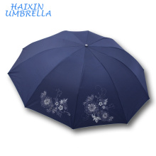 Atacado Manual Aberto Ao Ar Livre Unbrella Alta Qualidade Presente Relativo À Promoção Bonito Guarda-chuva 3 Dobre para a Senhora Feito na China
